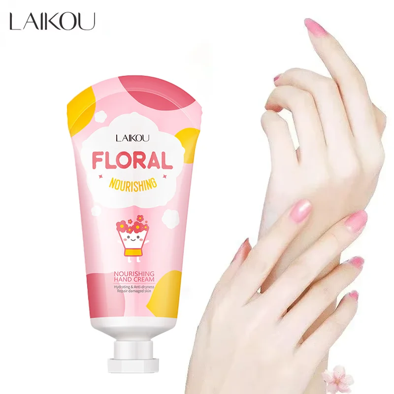 LAIKOU Hand Cream Moisturizing Repair Hand Care  Anti Dry Hand Lotion Anti-crack Fragrance Smooth Hydrating Skin 50g