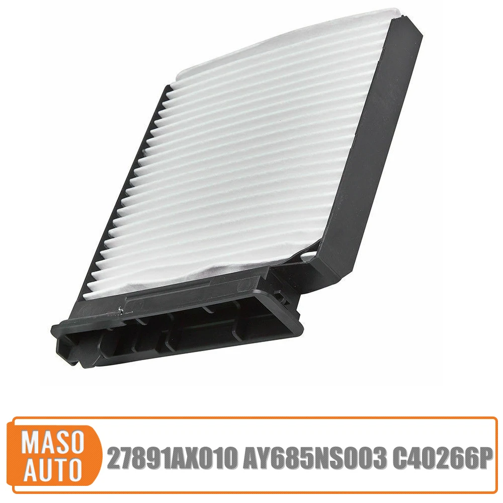 Filtro de aire de cabina de carbono, compatible con Renault Clio Modus Nissan Note Dacia Duster 27891AX010