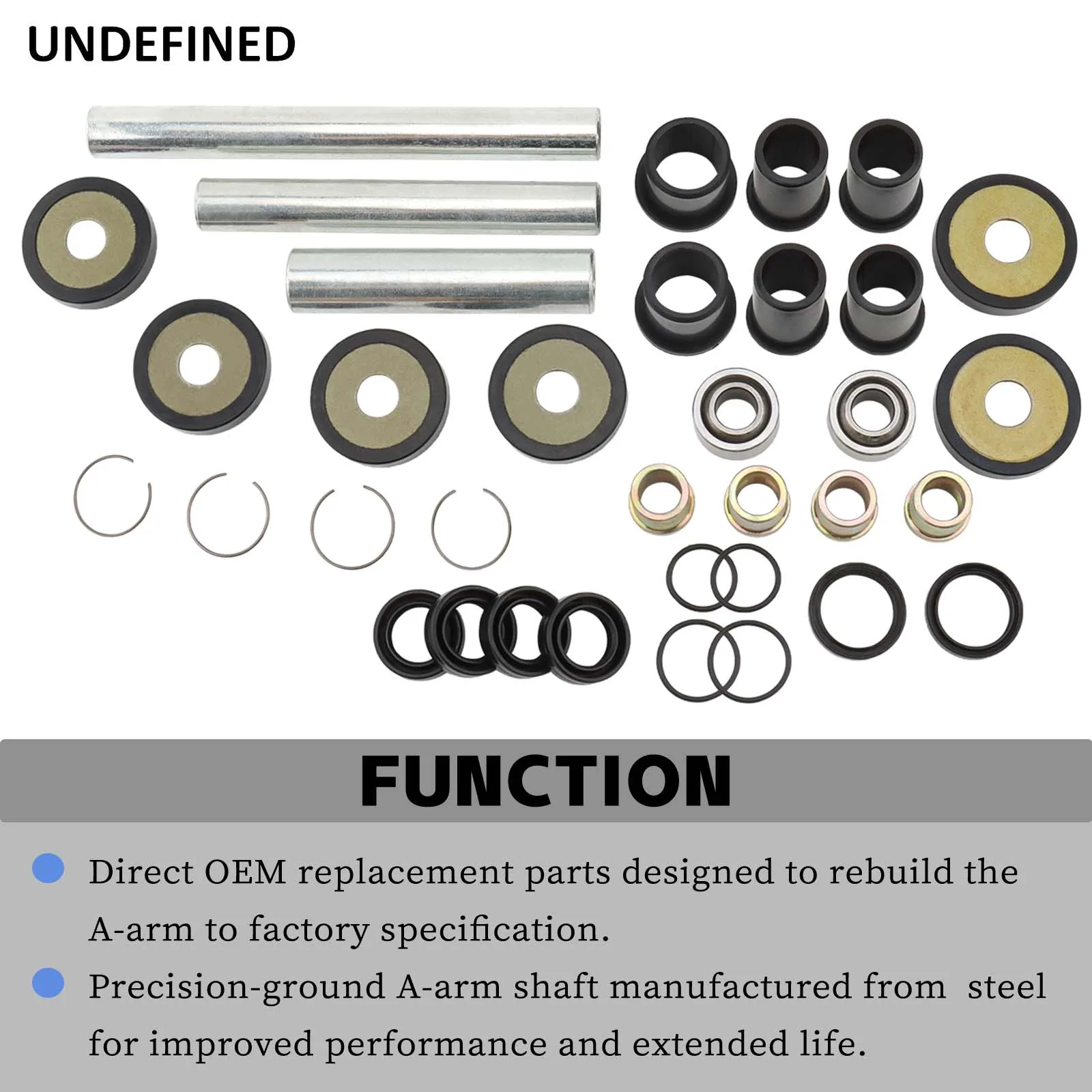 Rear Independent Suspension Bushing Shaft Kit For Honda Rincon 650 680 Front/Rear Upper/Lower A-Arm Bushing Shaft Kits ATV Parts