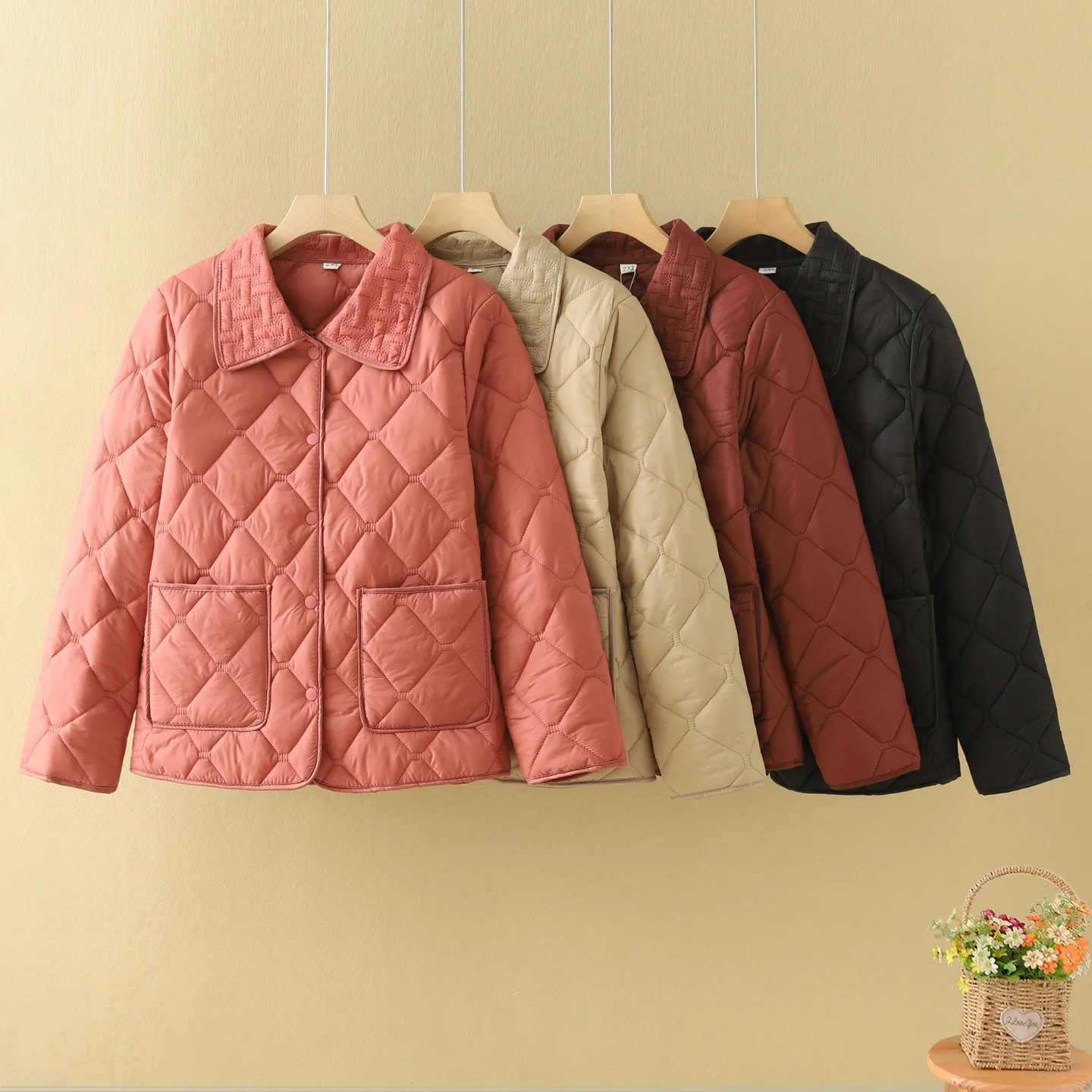 

Весенне-осеннее легкое хлопковое джето с воротником-стойкой, облегающая женская одежда, удобное дышащее хлопковое пальто