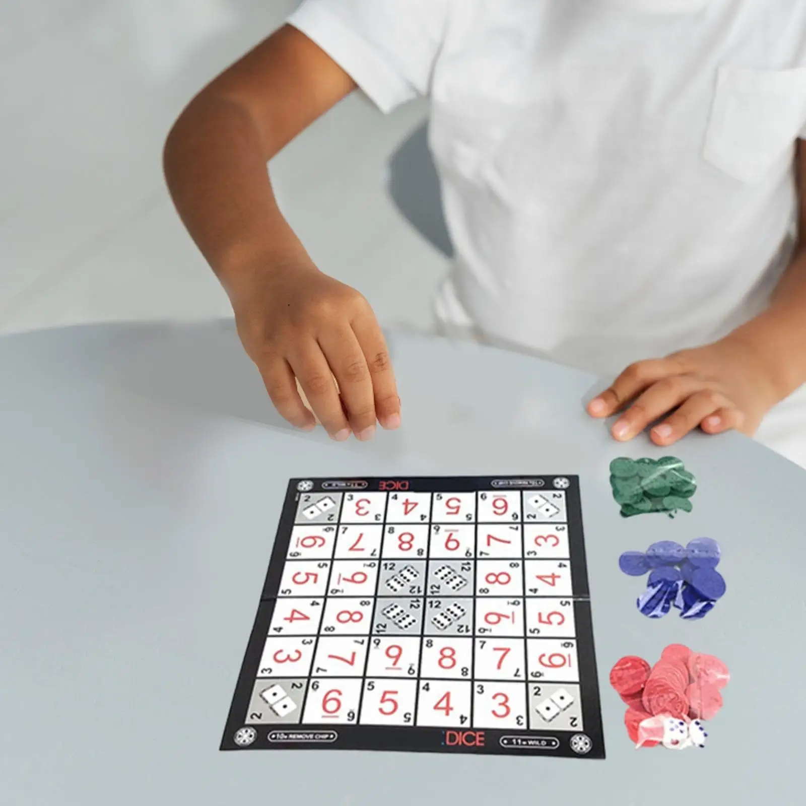 Sequence Game, Board Game, Easy to Play, Interaction, 5 in A Row to Win Dice,