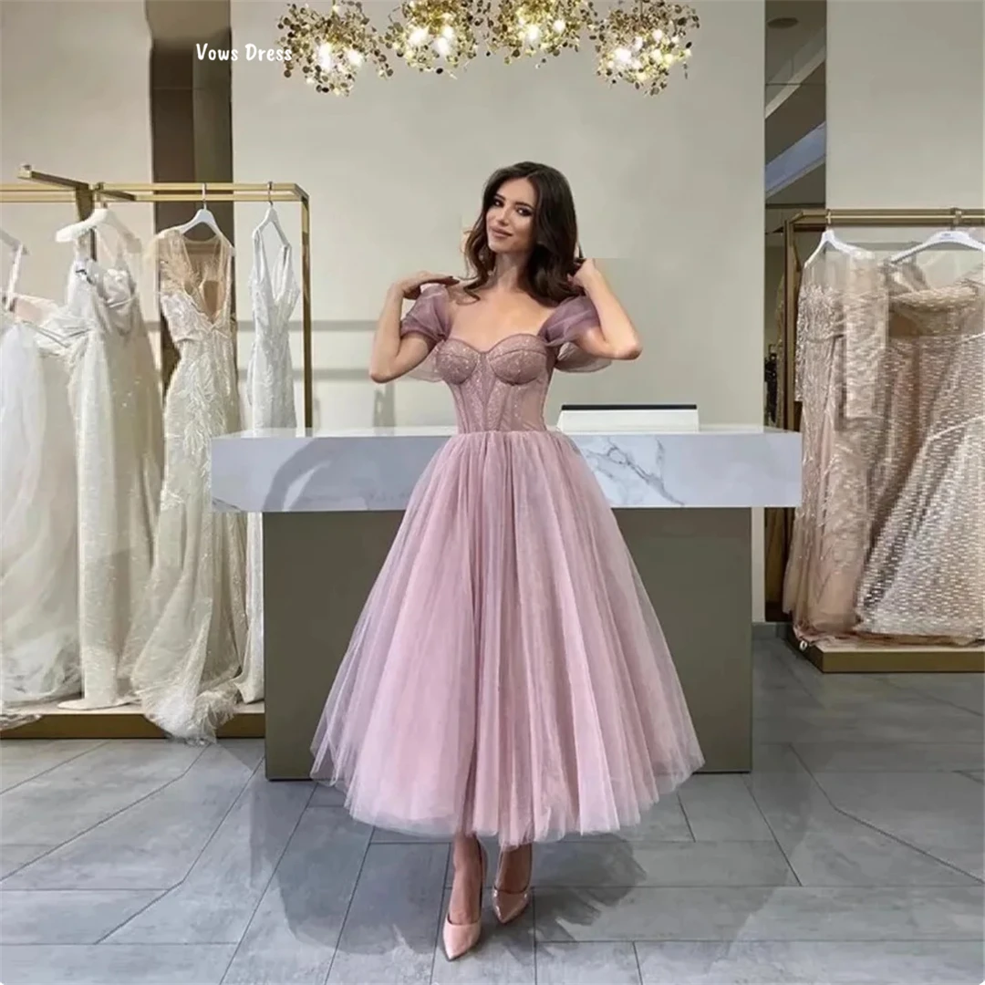 Vows Yarn Robes De Cocktail Dresses for Special Occasions Purple Custom Made Women's Prom Dress Luxury Evening Dress 2025 Party