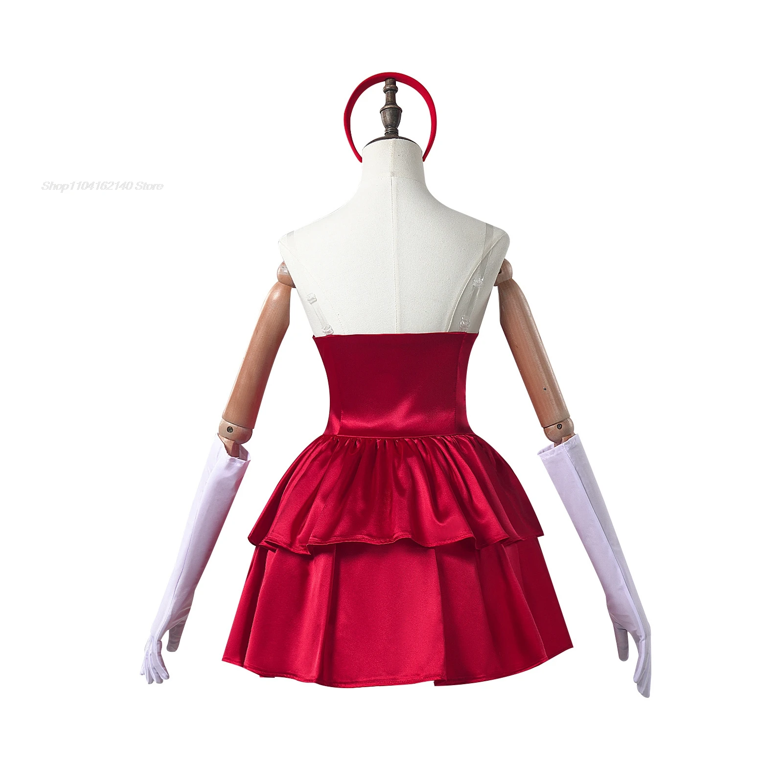 Anime Perfect Movie Blue Mima Kirigoe Rumi Cosplay Kostüme Perücke Rotes Kleid Frauen Halloween Gruselfilm Party Rollenspiel Fancy Outfit