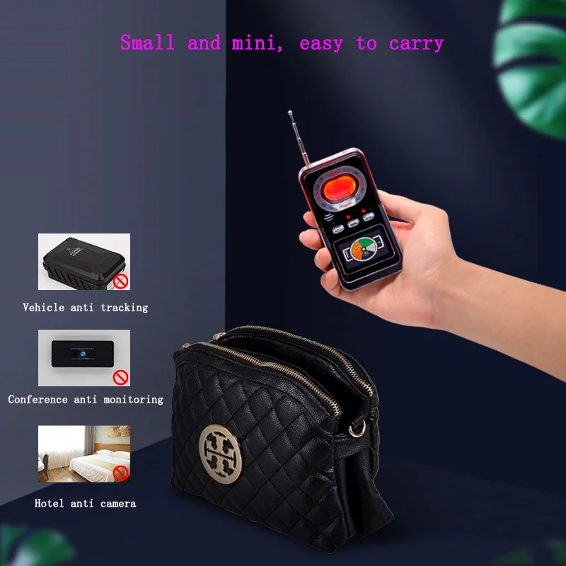 K600 Portable Signal Detector Anti-steal LED Infrared Scanning Detector Anti Camera Monitoring Positioning Tracking GPS Nemesis