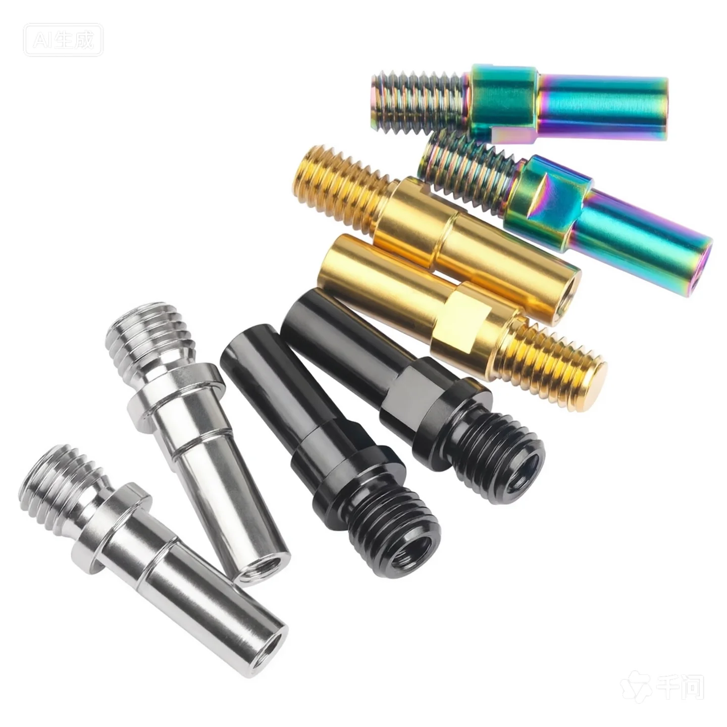 Wanyifa Titanium Ti Bolt M8 1.25mm Pitch Bike V Brake Head Cantilever Brakes Post Mount Bicycle Screws