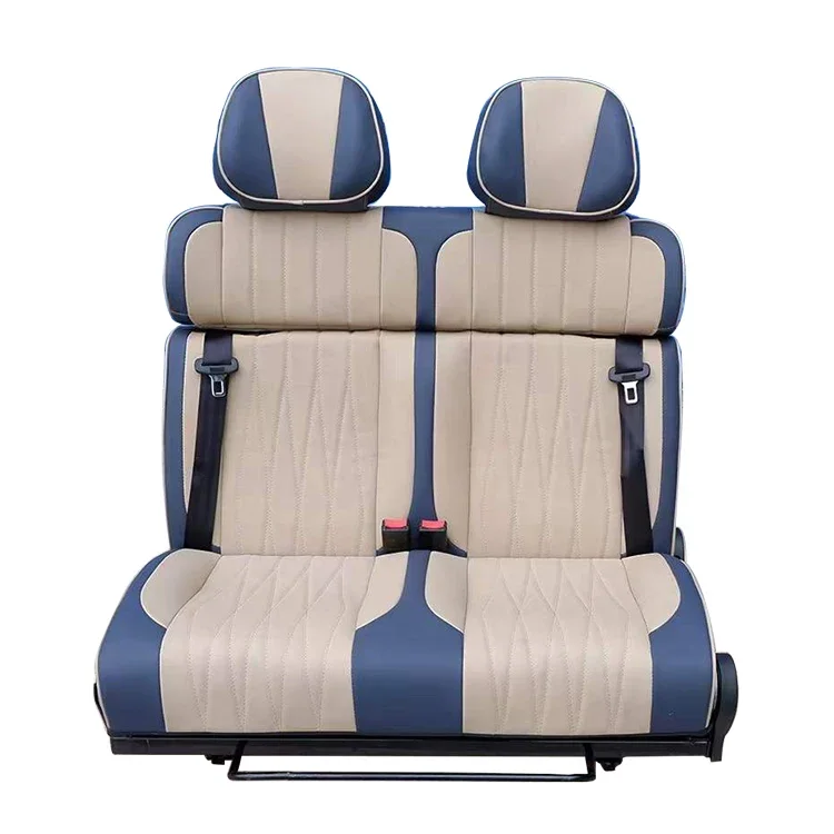 Customization Car Interior Accessories Folding Car Luxury Style Changeover Bed Seat For RV MPV Motorhome Camper Van Caravan