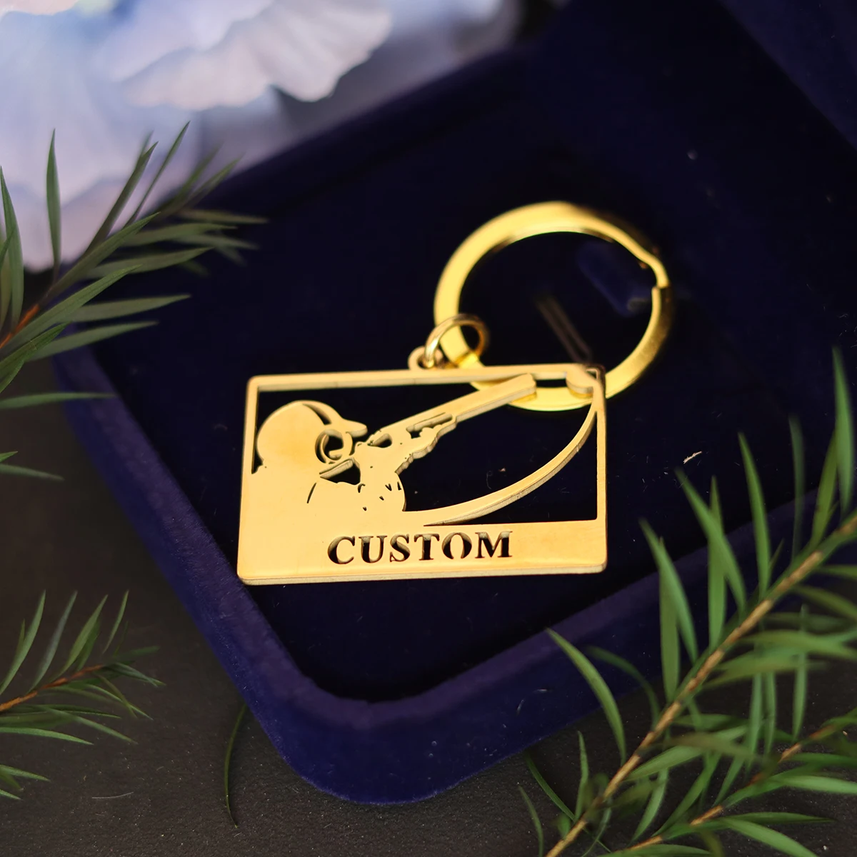 QIAMNI مخصص رقم اسم المفاتيح الفولاذ المقاوم للصدأ محفورة رسائل لوحة كيرينغ للرجال صديقها هدية عيد ميلاد مفتاح سلسلة #3