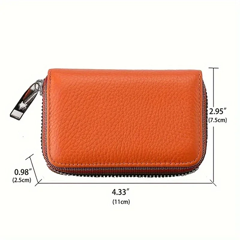 Credit Card Holder Accordion Wallet for Men Women Small PU Leather RFID Blocking Card Cases Holder Organizer Bag