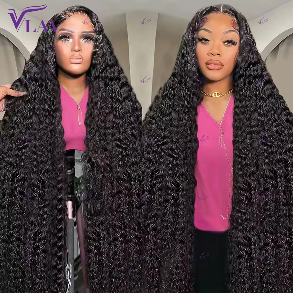 

Kinky Curly 400 Density Glueless Wigs Human Hair 13×4/13×6 HD Lace Frontal Wigs 360 HD Transparent Lace Wig PrePlucked For Women