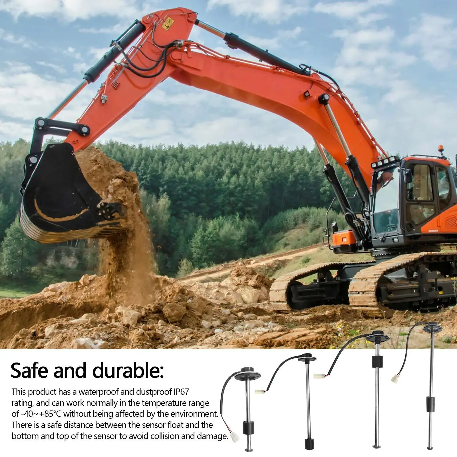 

240-33 Ohm 0-190 Ohm Fuel Level Sensor for Water Level Oil Fuel Level Tank Gauge Marine Auto Car Fuel Level Sensor