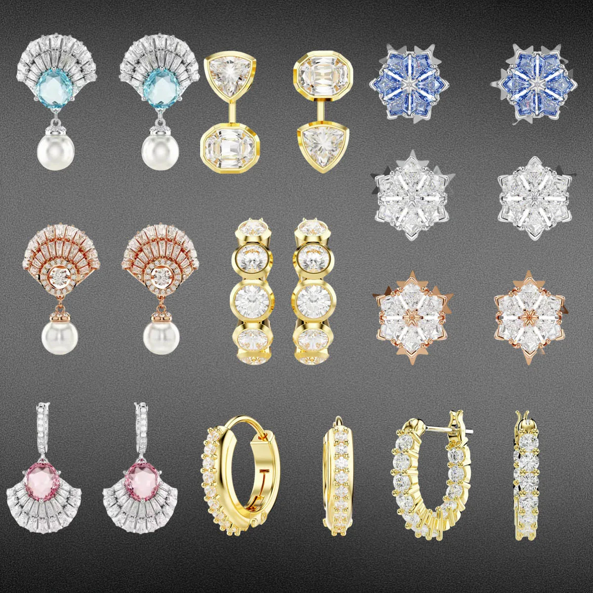 

2026 Simple and Light Luxury S925 Silver High Quality Large Ring Earnail Jewelry Set for Daily Dressing, Party Banquet Essential