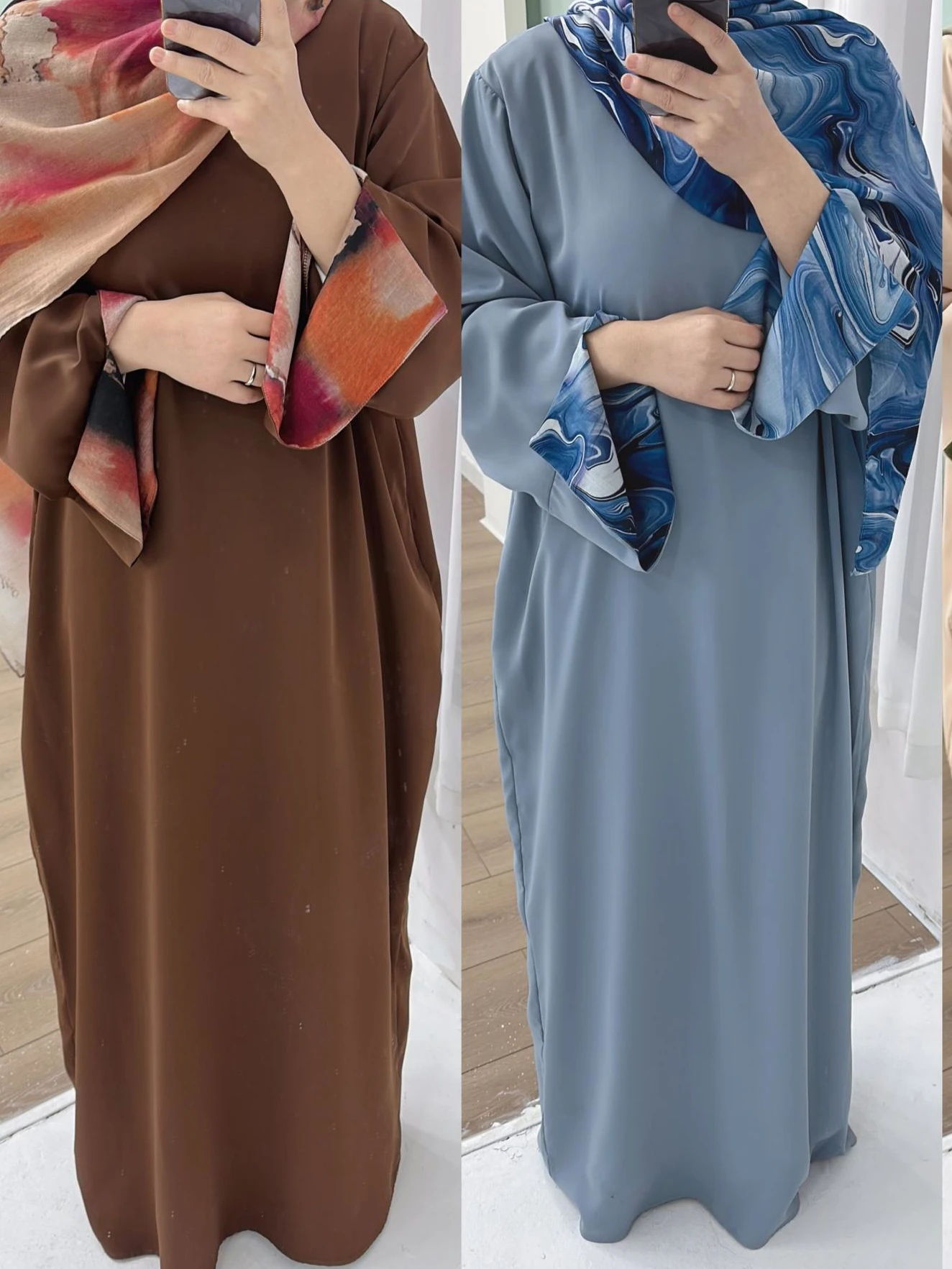 Muslim Maxi Dresses for Women Abaya Jalabiya Split Sleeve Eid Ramadan Morocco Dubai Kaftan Islam Vestidos Arab Long Robe 2025