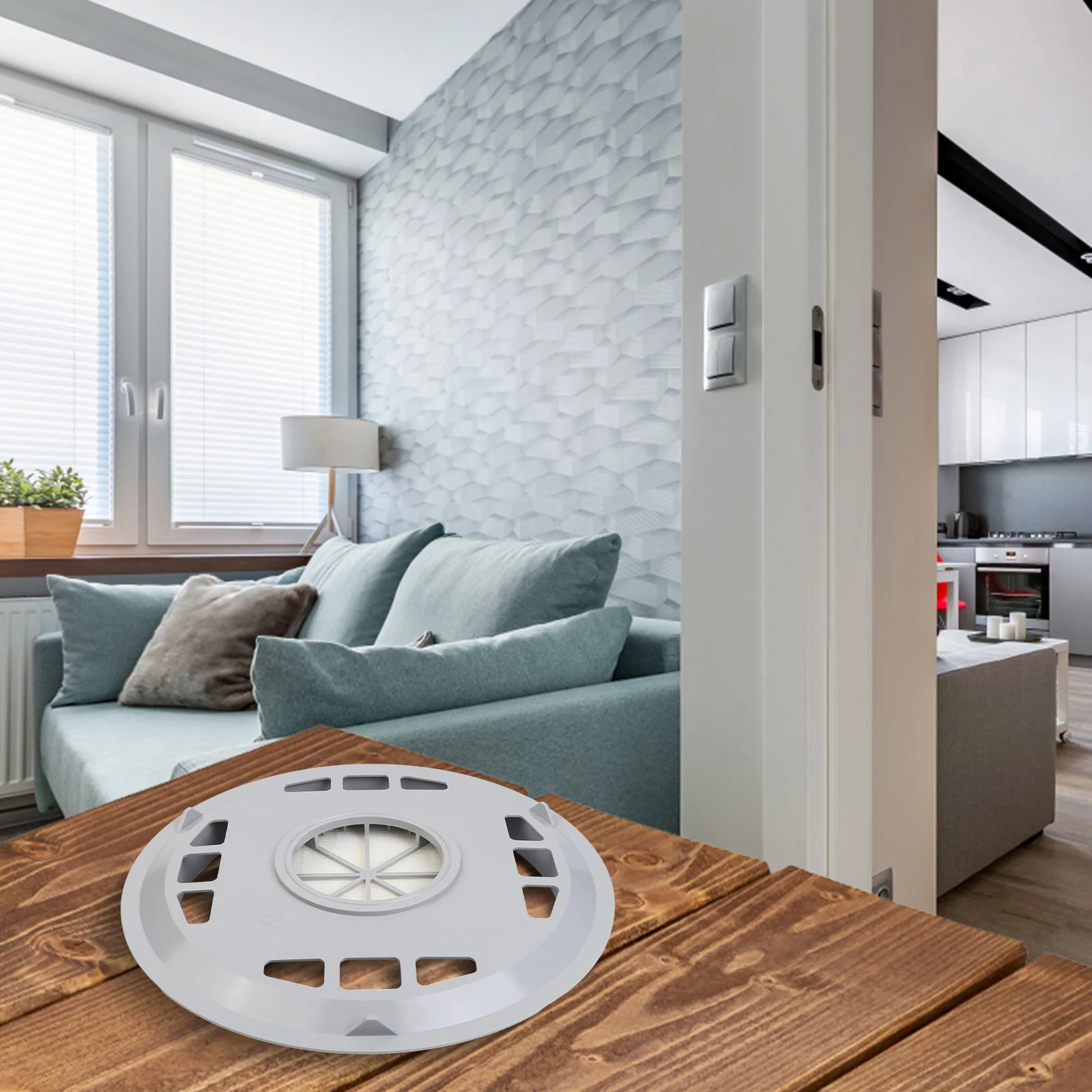 

Для обычного обслуживания HEPA-фильтр 42 х 40 х 7 см Коммерческая фильтрация Захват частиц 99,97 Совместим с Euroclean GD930