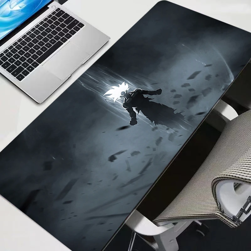 Tapete de mouse para jogos, teclado, laptop, japão, legal, anime dbz, mouse pad xxl, preto, dragon ball z, tapete de mesa, pc gamer, mousepad