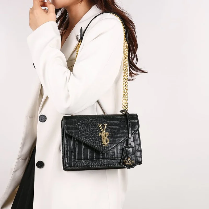 

Luxury Women's Crossbody-Bag Crafted From Riverside-Printed Leather Featuring Elegant High-End Vintage Lightweight Daily Look​