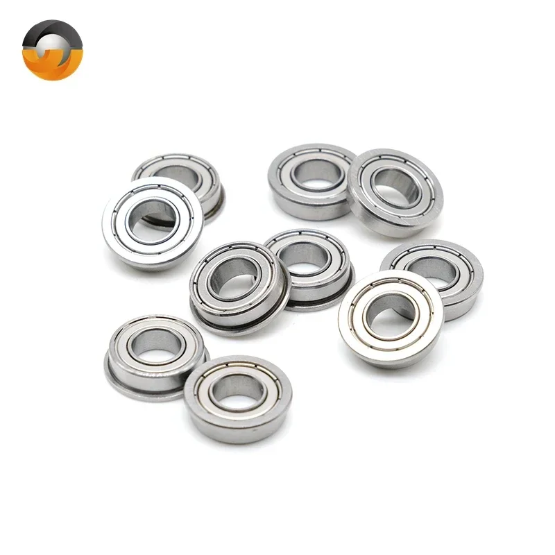 F6000ZZ Flange Bearing 10x26x8 mm ABEC-7 (10Pcs) F6000 Z ZZ Flanged Ball Bearings