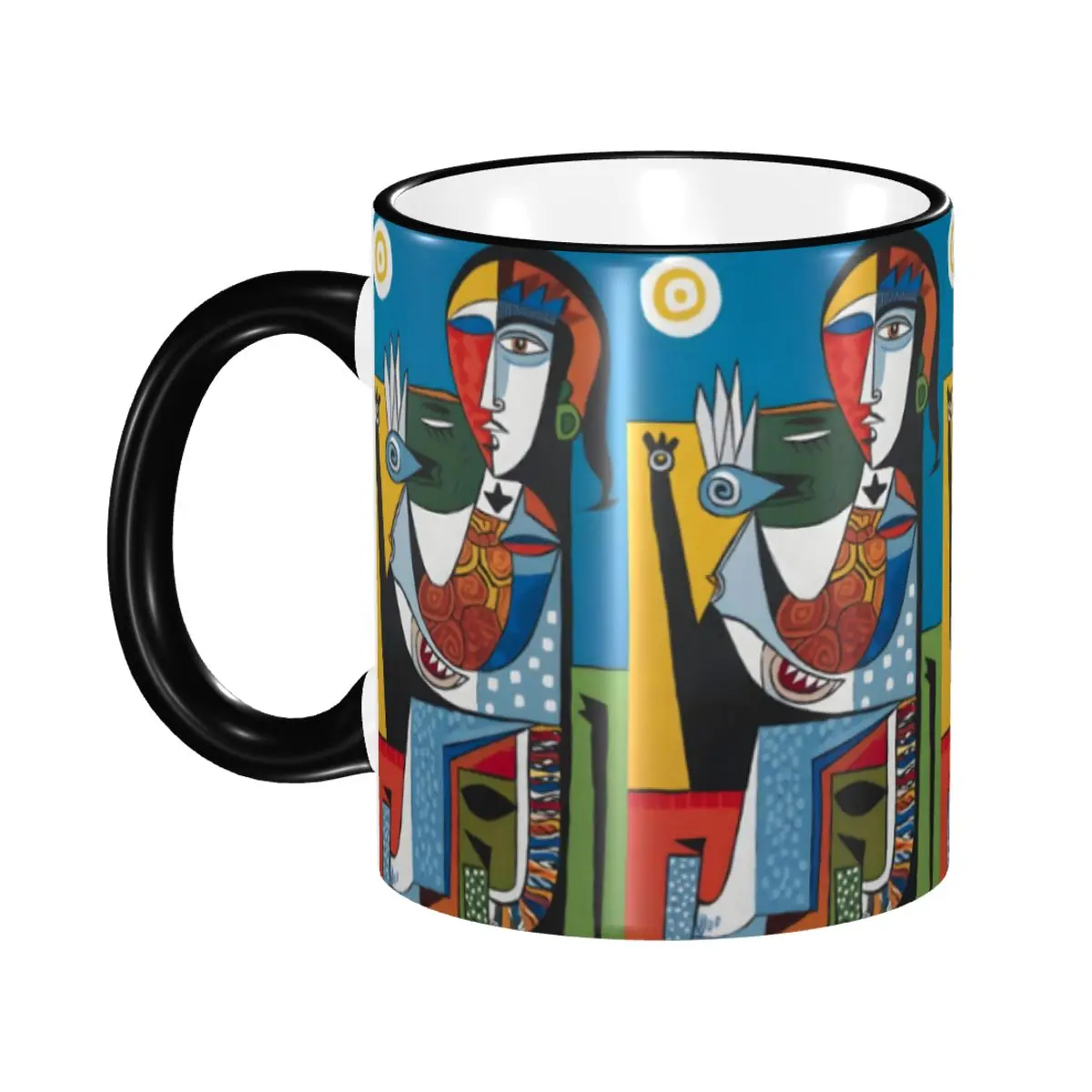 

Custom Pablo Picasso Art Mugs Woman Seated in an Armchair Ceramic Coffee Mug Cup Creative Present