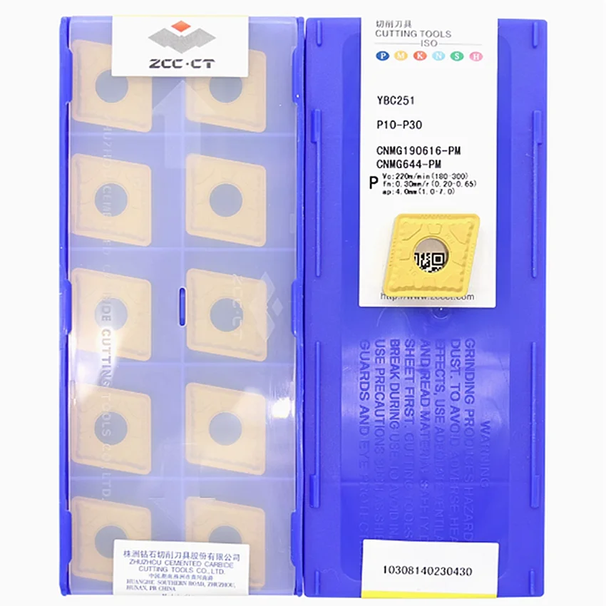 

CNMG190616-PM YBC251 YBC252 YBC351 YBC151 YBD102 YBD152 ZCC.CT CNMG644 CNMG190616 CNC carbide inserts Turning inserts 10pcs/box