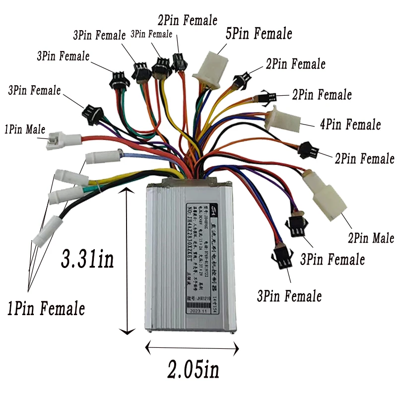 JH48V6G JH Controller Motor Model JH4AZ2830XZKET 15A DC 48V ENGWE  Electric Bicycle Accessories Convertion Kit for ebike Bicycle