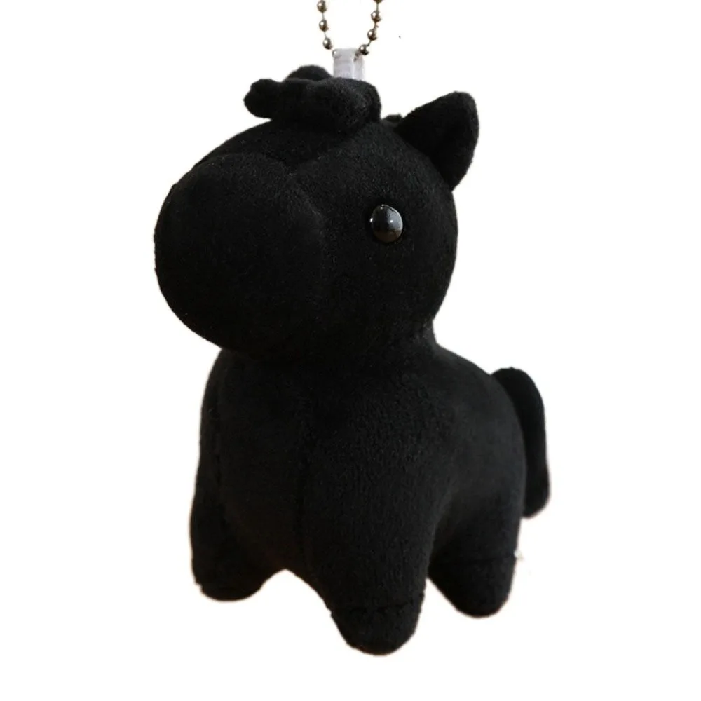 

Adorable Cartoon Pony Pendant Steed Doll Mascot Doll Chinese New Year Gift Fluffy Animal Plush Horse Keychain Festive Decor