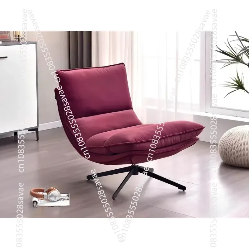 Cheap Creative Living Room Chair Modern Ecological Leather Leisure Chair Wholesale Simple Household Rotating Chair