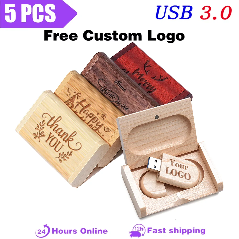 set-di-5-chiavette-usb-30-personalizzabili-con-logo-gratuito-128gb-elegante-scatola-in-legno-memoria-usb-30-64gb-regalo-creativo-pen-drive-32gb