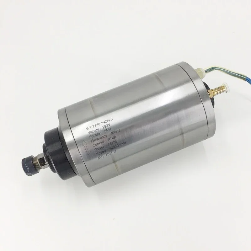 

ER20 220v 18000rpm Engraving Motor Spindles 3.2Kw Electric Water Cooling / air Cooling Wood Cutting Spindle