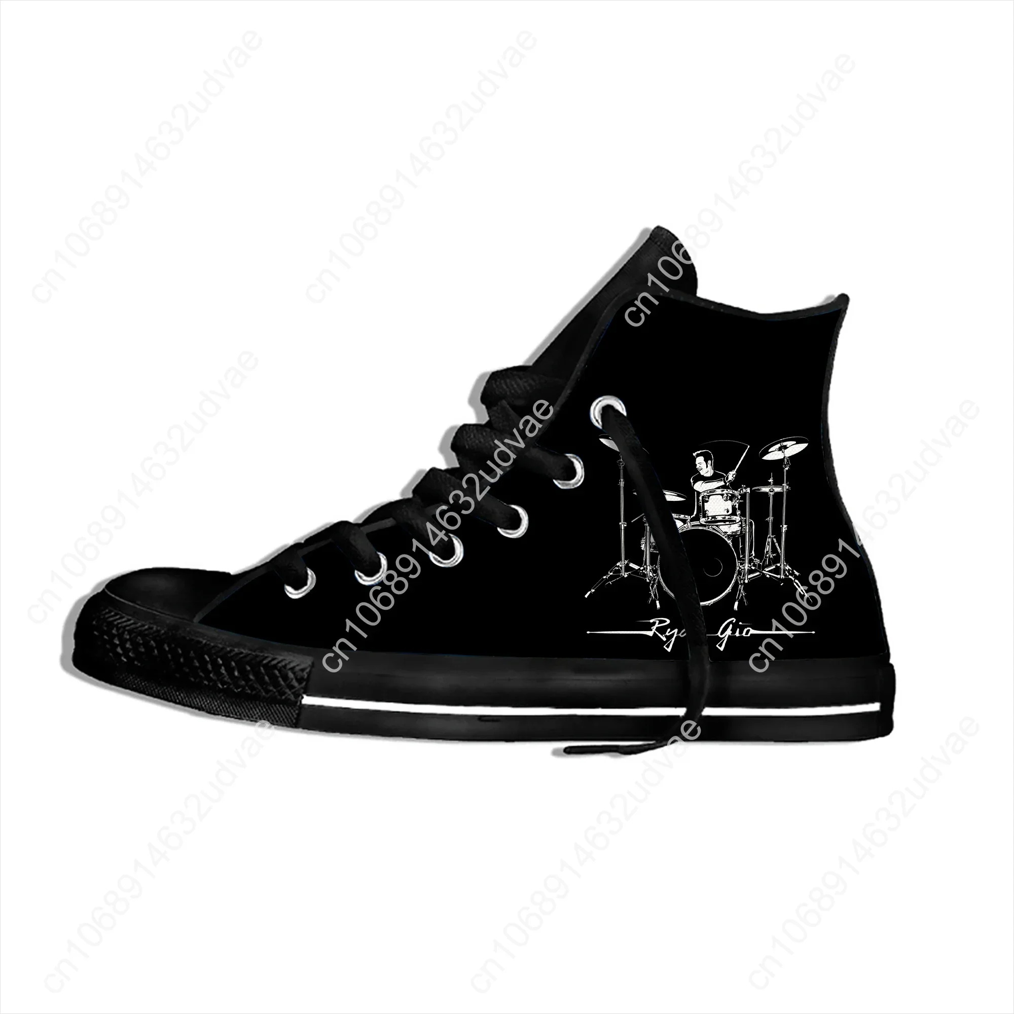 Quente legal jazz tambor kit chama rock roll música novidade design de alta qualidade sapatos de lona das mulheres dos homens tênis casuais clássico sapatos de tabuleiro