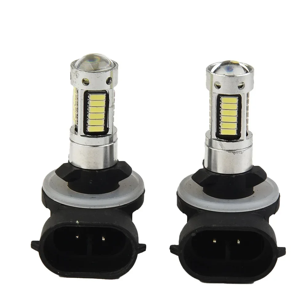 Luzes diurnas LED, acessórios de substituição, alto brilho, economia de energia, 1800LM, 4014, 30SMD