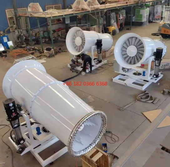 Customized China Factory 40 Meter Mist Cannon Sprayer Garden Farm Fog Machine With Pump And Motor Core Components