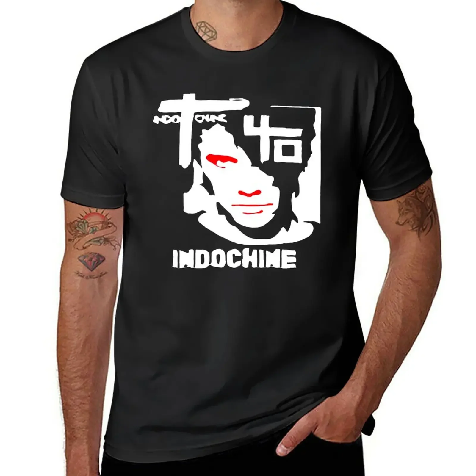 original of indochine T-Shirt korean fashion quick-drying funnys summer top fruit of the loom mens t shirts