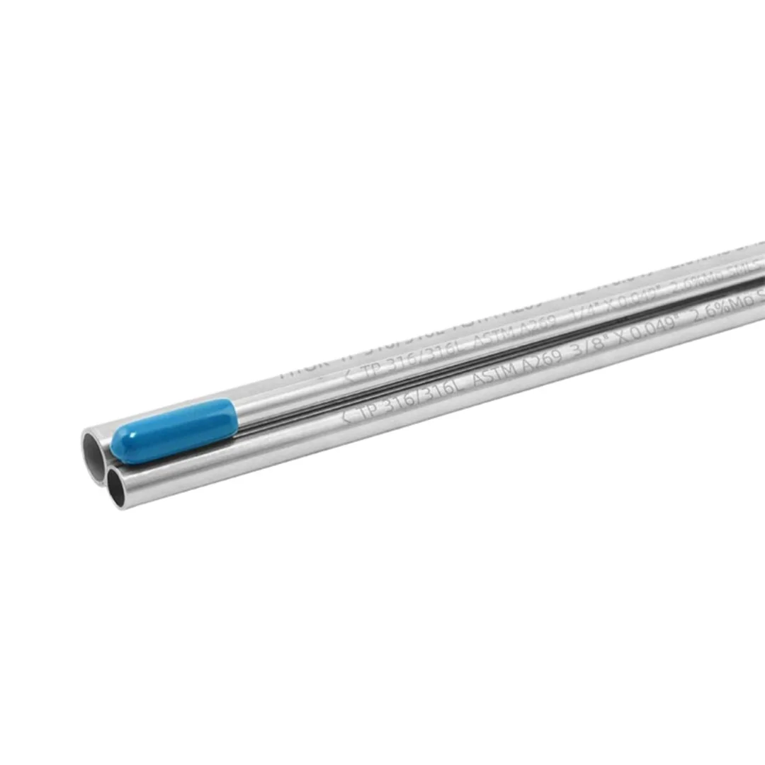 316/316L stainless steel, TMP series seamless straight tube, ASTM A269, outer diameter 12mm, wall thickness 2.0mm, 6 meters