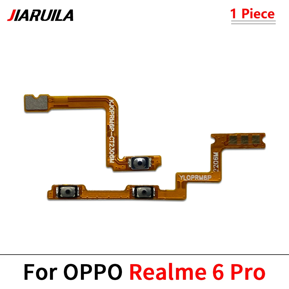 Power On Off Button Volume Switch Key Control Flex Cable For Oppo A96 5G Realme 3 5 6 7 8I 9 10 Pro C2 A1k C3 C31 C35