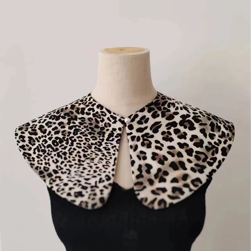 

Fashion Large Lapel Shawl Fake Collar Sweater Shirt Decorative Removable Collar Cape Dress Accessories For Women Girls