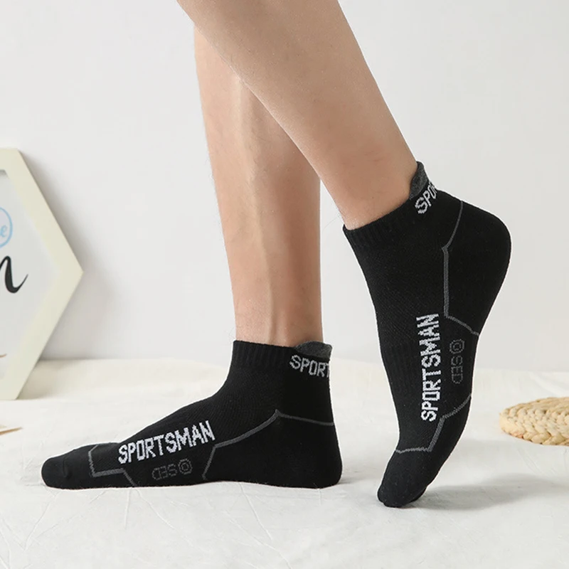 10/12 Pairs Hochwertige Gestrickte Anti Geruch Männer Sport Socken Sommer Schweiß Absorbieren Mesh Atmungsaktive Paar Laufen Casual Socken – Detail 6