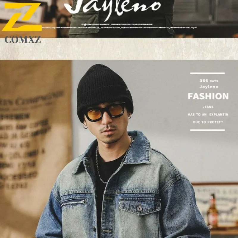 

COMXZ мужские куртки в американском стиле в стиле ретро, удобная байкерская куртка высокого качества для путешествий и кемпинга, легкая верхняя одежда для прогулок и пешего туризма