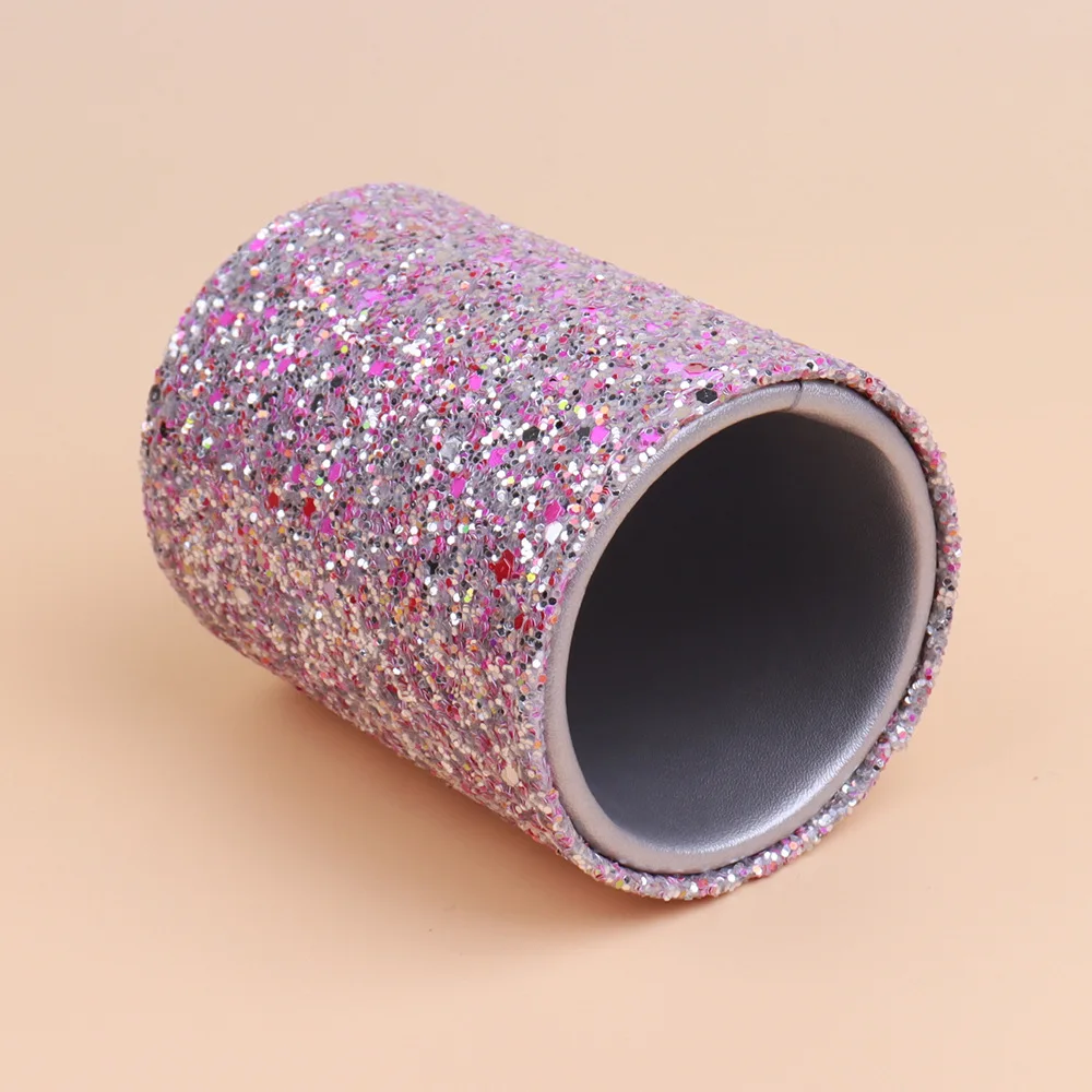 Bling Porta pennelli per trucco multifunzionale Organizzatore Matita per sopracciglia Conservazione Strumenti cosmetici Cilindro di stoccaggio portatile