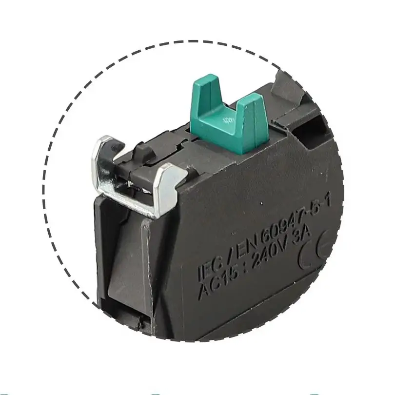 Reliable electrical connections ZBE101 single contact block screw clamp terminal silver alloy 1NO ZBE101 (10pcs)