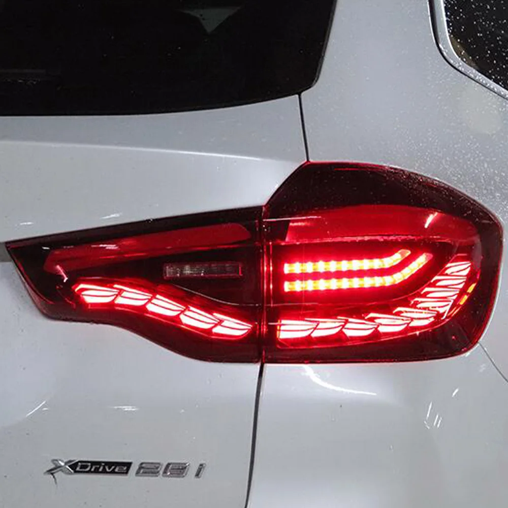 For BMW X3 G01 G08 25i 28i 30i 2018-2021 Auto Back Lamp Assembly Upgrade Car Dynamic LED Dragon Scale Taillight Tool Accessories