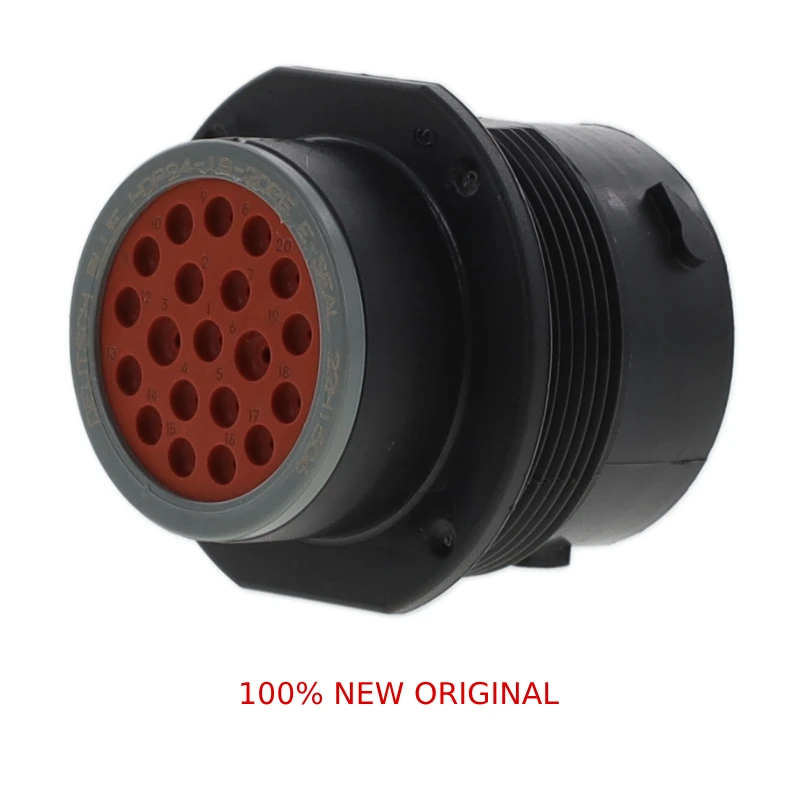 te-hdp24-18-20pe-hdp26-18-20se-coque-male-20p-montage-sur-panneau-d'alimentation-connecteur-hybride-boitier-prise-prise-veritable-original