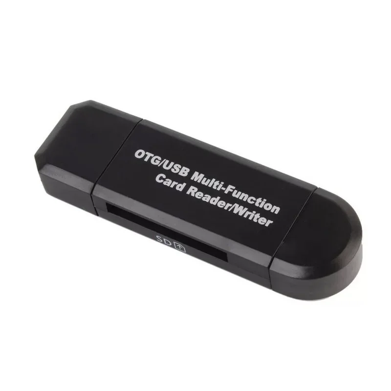 

2 в 1 USB OTG кардридер флэш-накопитель высокоскоростной USB2.0 универсальная OTG TF/SD карта для телефона Android компьютерные удлинители