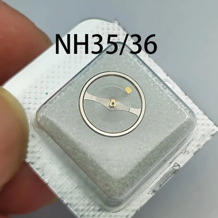 ตัวยึดล้อสมดุล NH35แบบดั้งเดิมชุดวงล้อสำหรับการเคลื่อนที่แบบสมบูรณ์ชุดวงล้อสำหรับการเคลื่อนที่ของ NH36สมดุลของล้อแบบเลื่อนสายน้ำมัน