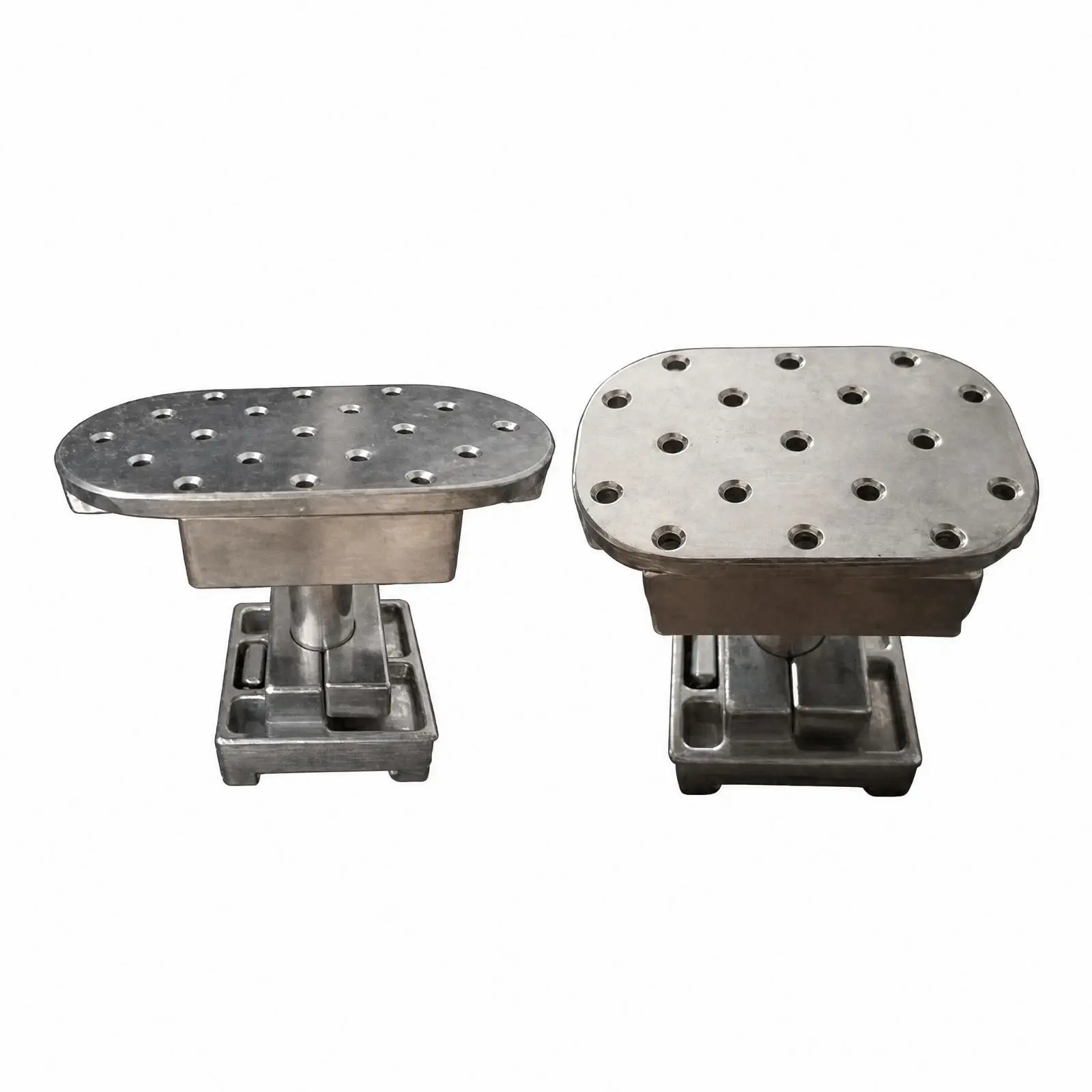 Durable Metal Print Head Holder for Pad Printing Press Replacement Part with Rectangular Base and Cylinder