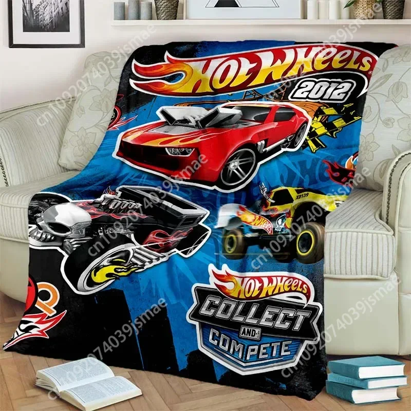 3D Print H-Hot Wheels Lightweight  Flannel Throw Blanket,Multi-purpose Holiday Gift Blanket Warm And Soft Blankets Custom