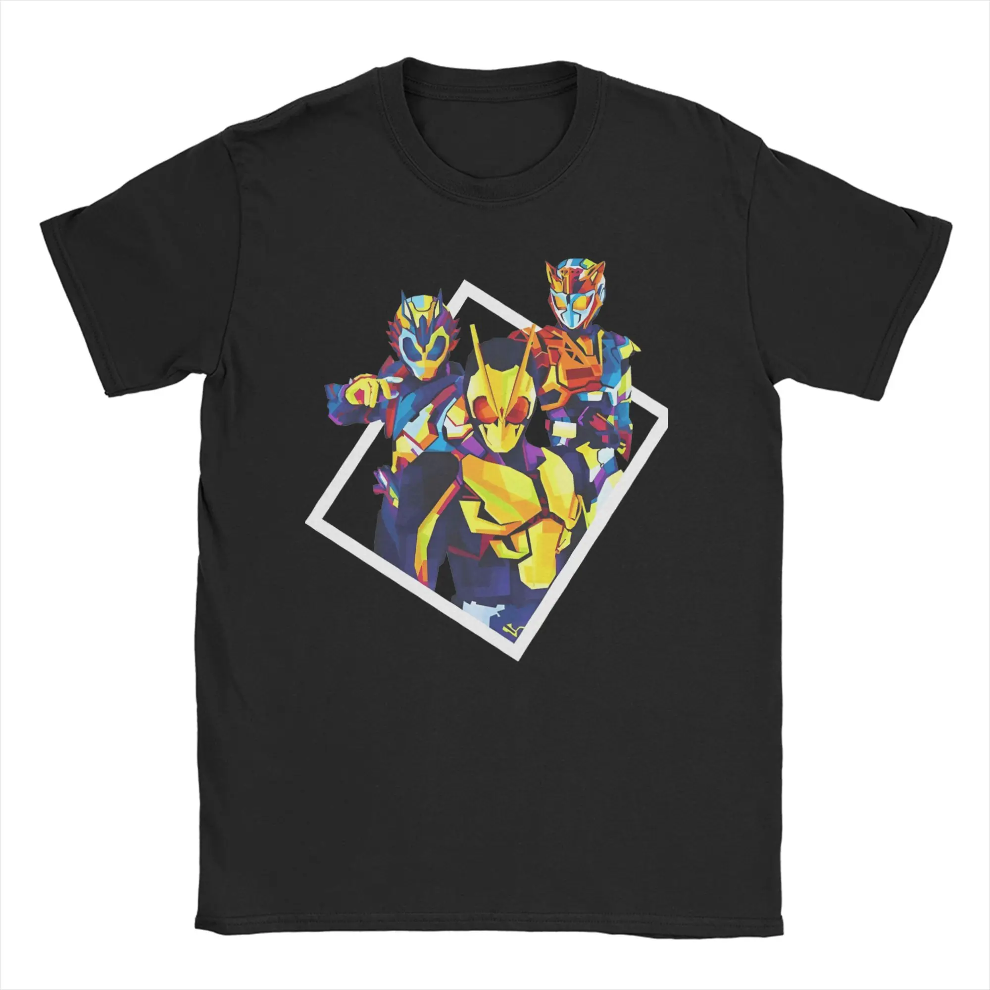 Kamen Rider Zero One Squad T Shirts Men Women Pure Cotton Fun T-Shirt Crew Neck  Tees Short Sleeve Clothes Gift