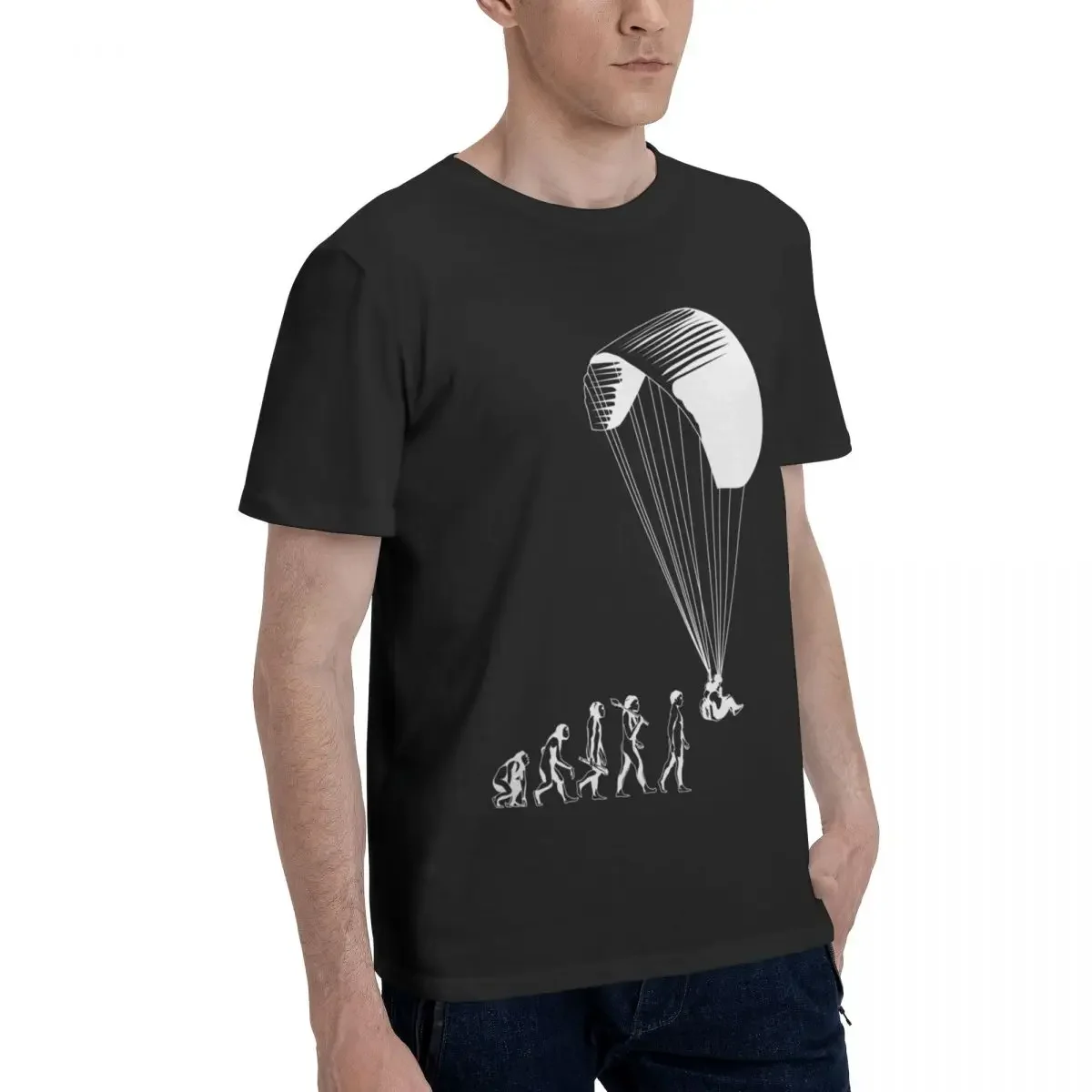 Paragliding White T Shirt Unique Men Women Tshirt Graphic Y2K Tops Anime Graphic T-shirts for Men Clothing Women Tees