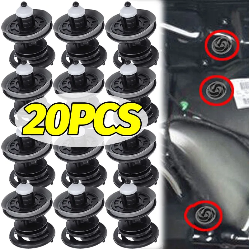 

10/20PCS Car Interior Door Panel Push Card Clip Fastener for VW Tiguan Touran Golf Passat Polo Jetta Audi A4 A6 Q5 Auto Retainer