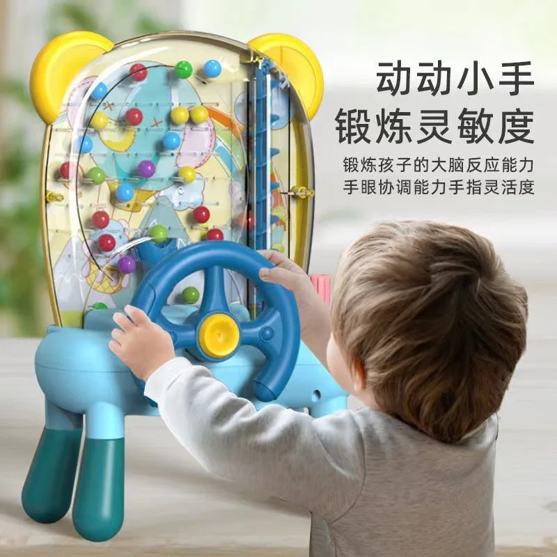 Machine de jeux de balles automatique pour enfants, puzzle, entraînement à la concentration parent-enfant, attraper Doudou, jouets de illeur