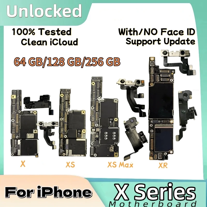 Fully Tested & 100% Working Unlocked Mainboard For iPhone X/XR/XS