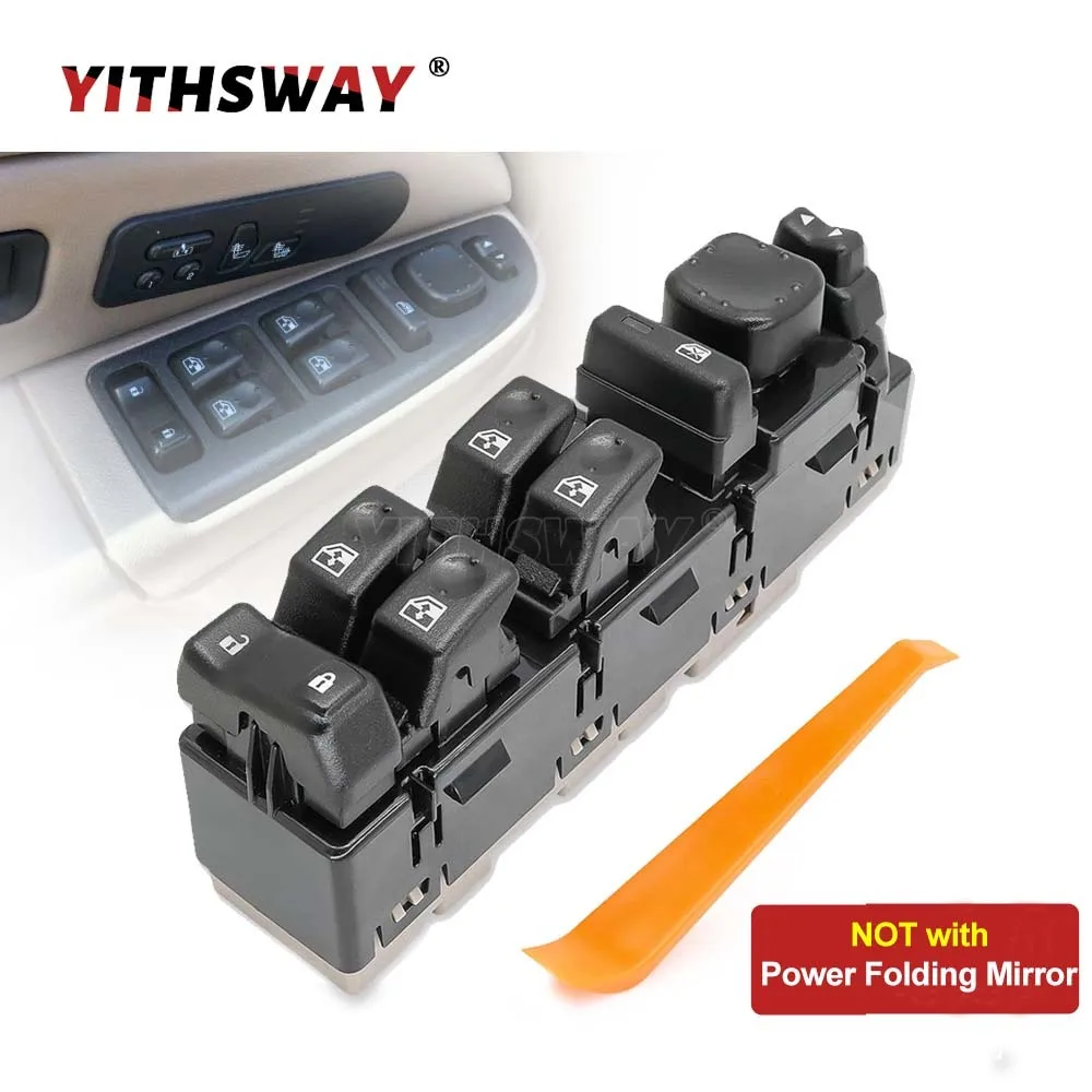 15883323   Botón de interruptor de ventana eléctrica Master Power para Chevrolet Tahoe Silverado GMC Sierra Yukon Cadillac Escalade 2003-2007
